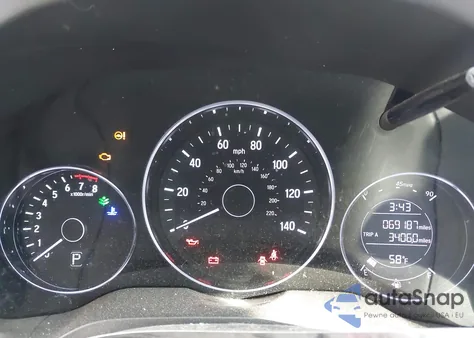 2019 Honda Hr-V Sport z USA, uszkodzony, nr VIN 3CZRU5H13KG700934